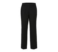 SELECTED FEMME Women's Slfrita Mw Wide Trousers Black N Noos Pants, 36W x 32L