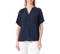 SELECTED FEMME Women's Slfsusie-mivia Ss Top Noos Short-Sleeved Blouse, Dark Sapphire, 12
