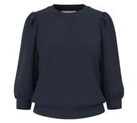 SELECTED FEMME Women's Slftenny 3/4 Sweat Top Noos, Dark Sapphire, S