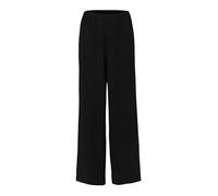 SELECTED FEMME Women's SLFTINNI-Relaxed MW Wide Pants N NOOS, Black, 42W x 30L