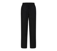 SELECTED FEMME Women's Slfviva-gulia Hw Long Linen Pant Noos Trousers, Black, 16