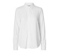 SELECTED FEMME Women's Slfviva Ls Shirt Noos Long Sleeve Blouse, Snow White, 10