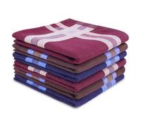 Selected Hanky 100% Cotton Men's Handkerchiefs 6 Piece Gift Set