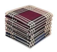 Selected Hanky 100% Cotton Men's Handkerchiefs 6 Piece Gift Set-5