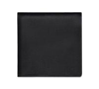 Selected Hanky 100% Pure Silk Pocket Square Solid Color, Black, One Size