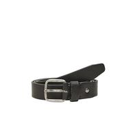 SELECTED HOMME BLACK Men's SLHHENRY Leather Belt B NOOS, 105