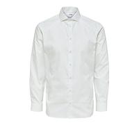 Selected Ethan Cut Away Slim Long Sleeve Shirt White 2XL Man