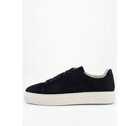Selected Homme David Chunky Suede Cupsole Trainer, Navy, Size 11, Men Navy