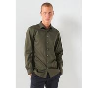 Selected Homme Long Sleeve Slim Performance Shirt, Dark Green, Size Xl, Men Dark Green
