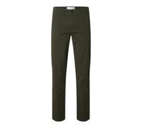 SELECTED HOMME Male Chino 196 Straight Flex, Forest Night, 34 W/32 L