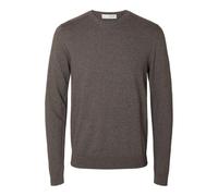 SELECTED HOMME Male Long Sleeve Knitted Jumper, Morel., M