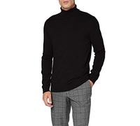 SELECTED HOMME Male Long Sleeve Turtleneck Sweater, black, S