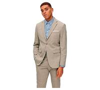 SELECTED HOMME Men's Slhslim-Oasis Linen BLZ Noos Suit Jacket, Sand, 46