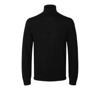 Selected Homme Male Turtleneck Sweater 100% Merino Wool, Black, XXL