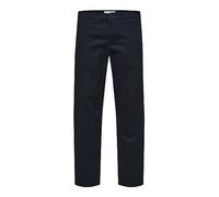 SELETED HOMME Men's SLHSTRAIGHT-New Miles 196 Flex Pants W N Chino, Dark Sapphire, 34/32, Dark Sapphire, 34 W/32 L