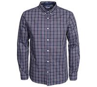 Selected Homme Men's JAX Button Down Collar Slim Fit Casual Shirt, Blue (Fudge/Blue), Medium