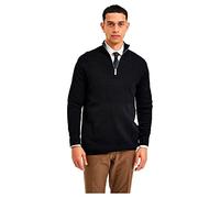 SELECTED HOMME Men's Knitted Jumper, high Neck, Black, L