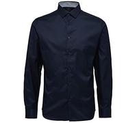 SELECTED HOMME Men's SHDONENEW-Mark Shirt LS NOOS Business, Blue (Navy Blazer), XL