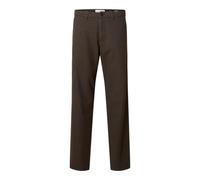 Selected Homme Men's Slh175-Slim Miles Brushed Pant W Noos, Demitasse, 30 W/34 L