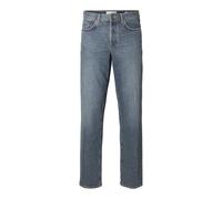 Selected Homme Men's Slh190-Regular Tape Cole 3070 M.B Noos, Blue Denim, 32 W/34 L