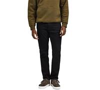 SELECTED HOMME Men's Slh196-straightscott 24001 W Noos Trousers Jeans, Black Denim, 33 W/32 L