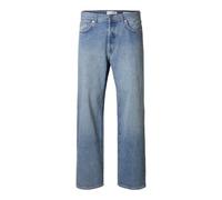 Selected Homme Men's Slh220-Loose Kobe 3501 L.B Wash JNS Noos, Blue Denim, 34 W/32 L