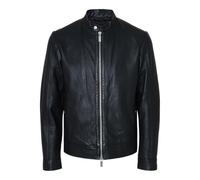 SELECTED HOMME Men's Slharchive Classic Leather Jacket W Noos, Black, XXL