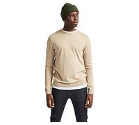 SELECTED HOMME Men's SLHBERG Crew Neck B NOOS Pullover Sweater, Taupe, XXL