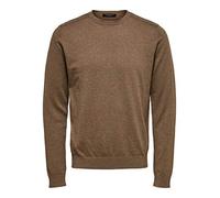 SELECTED HOMME Men's SLHBERG Crew Neck B NOOS Sweatshirt, Olive, XL