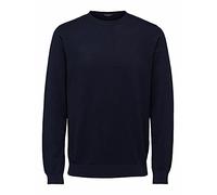 SELECTED HOMME Men's SLHBERG Crew Neck B NOOS Sweatshirt, Blazer Navy, L