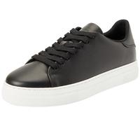 SELECTED HOMME Men's Slhdavid Chunky Leather Sneaker Noos, Black, 7.5 UK