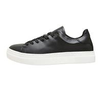 SELECTED HOMME Men's Slhdavid Chunky Leather Trainer B Noos Boots, Black, 9 UK
