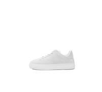 SELECTED HOMME Men's Slhdavid Chunky Suede Sneaker Noos, White, 7.5 UK
