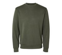 SELECTED HOMME Men's Slhemanuel Soft Crew Neck Sweat Noos Sweatshirt, Forest Night, M