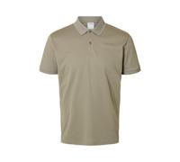 SELECTED HOMME Men's Slhfave Button SS Polo Noos, Vetiver, S