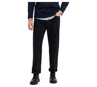 SELECTED HOMME Men's Slhloose-Kobe 24301 Jeans W Noos, Black Denim, 33 W/32 L
