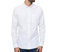 SELECTED HOMME Mens Slhregrick-ox Flex Ls Noos Shirt, White, M UK