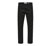 Selected New Miles Flex 175 Slim Fit Chino Pants Black 34 / 34 Men