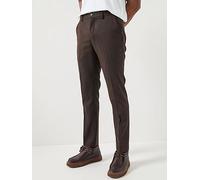 Selected Homme Neil Slim Fit Suit Trousers, Brown, Size 46, Men Brown