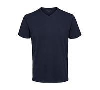 SELECTED HOMME NOS Men's 16073458 T-Shirt Not Applicable, Blue (Navy Blazer Blazer), Small