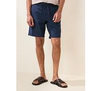 SELETED HOMME Men's Slhregular-Brody Noos Linen Shorts Trousers, Dark Sapphire, S