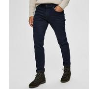 SELECTED HOMME Men's SLHSTRAIGHT-Scott 6155 BB SU-ST JNS NOOS Jeans, Blue Black Denim, 30 W/32 L