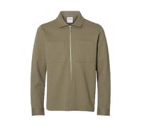 SELECTED HOMME Slhjackie Sweat Zip Jacket Noos, Vetiver, XL