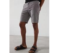 Selected Homme Slim Fit Luton Flex Shorts - Grey, Grey, Size S, Men Grey