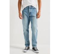 Selected Homme Straight Fit Cole 3501 Light Wash Jeans - Blue, Blue, Size Xl, Men Blue