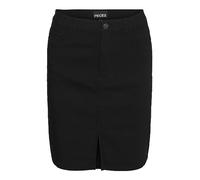 PIECES Women's Pcskin Hw Slim Short Skirt Noos Bc Cp, Black, S