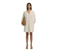 Selected Luisa-talia Linen Blend 3/4 Sleeve Short Dress Beige 38 Woman