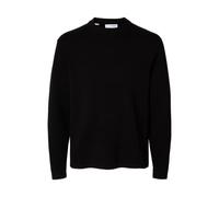 SELECTED MEN Slhteller Fn Relaxed Crew Neck Noos Black