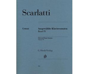 Selected Piano Sonatas, Volume IV piano Scarlatti G. Henle Verlag
