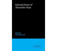 Selected Prose of Alexander Pope